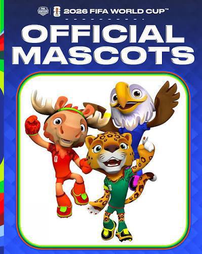 World Cup mascots themed visual